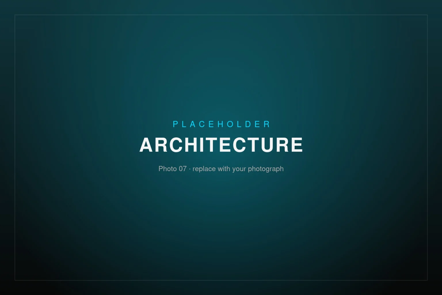 Placeholder image – Architecture 07