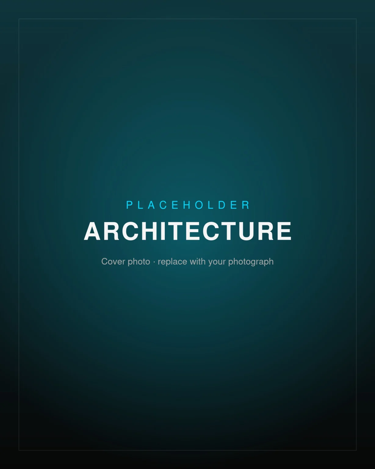 Placeholder cover – Architecture