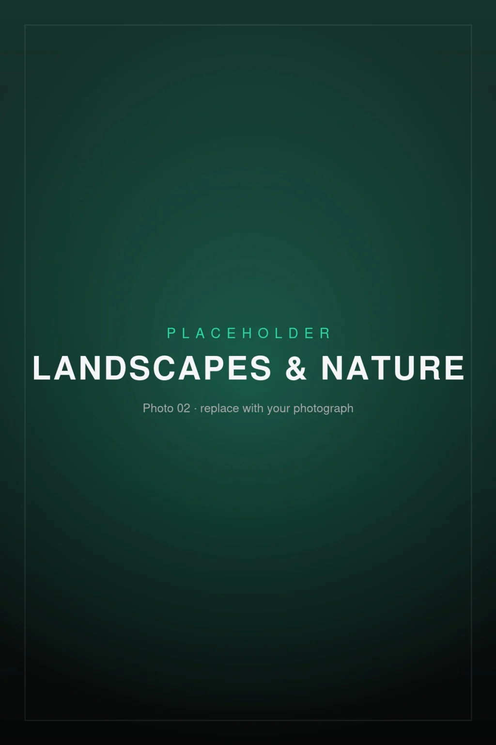Placeholder image – Landscapes & Nature 02