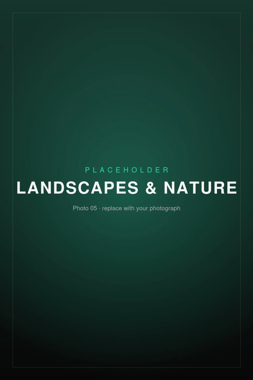 Placeholder image – Landscapes & Nature 05