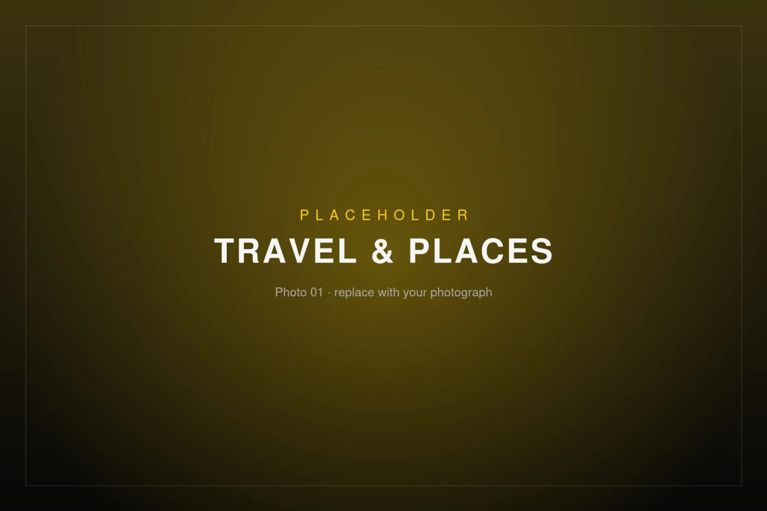Placeholder image – Travel & Places 01