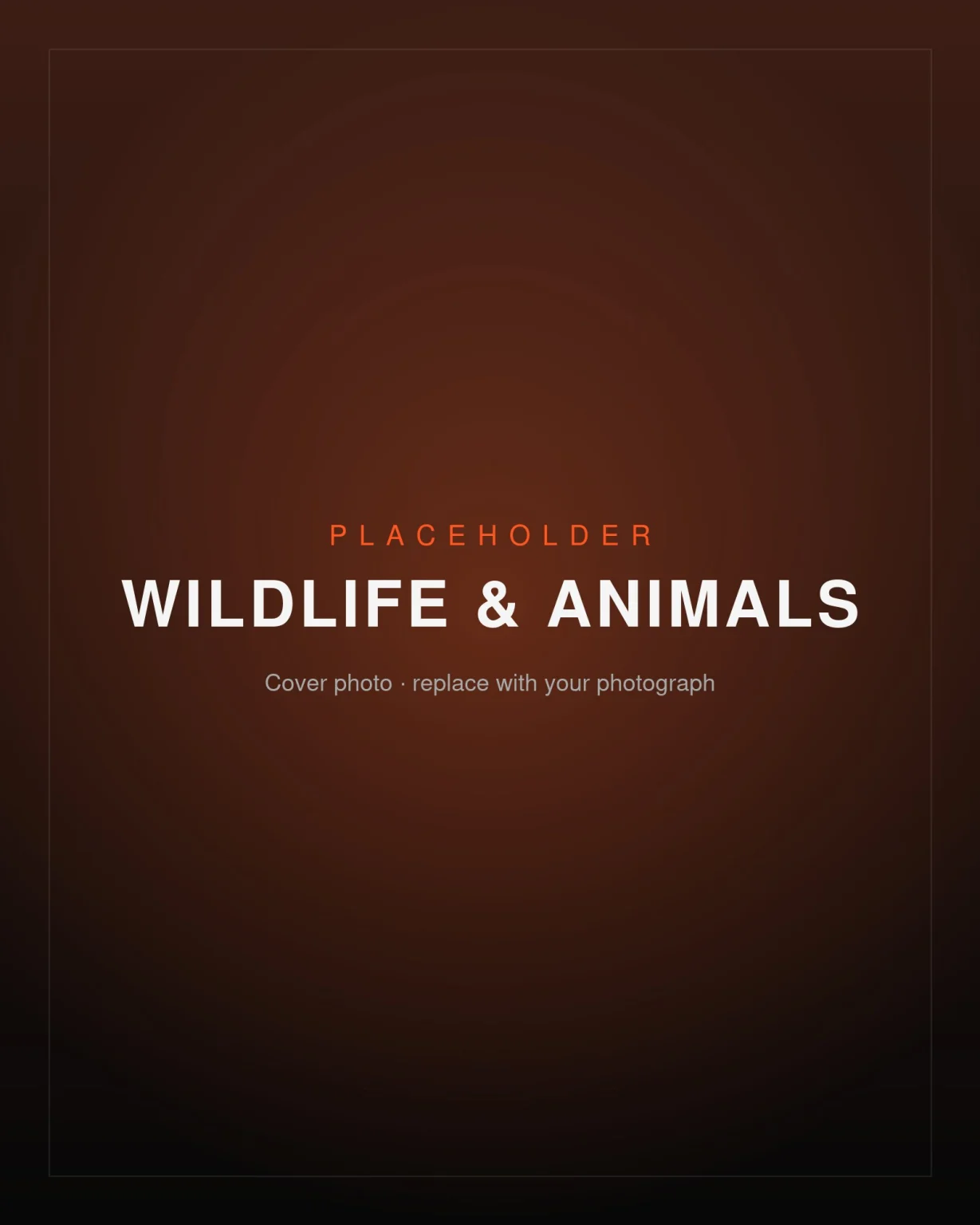 Placeholder cover – Wildlife & Animals